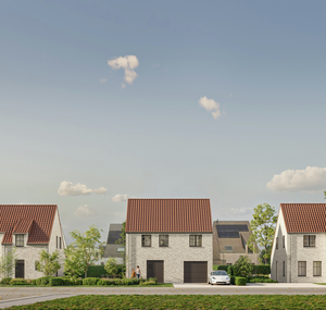 Nieuwbouw woningen te Brugge (Zedelgem) realisatie by Transparant Projects
