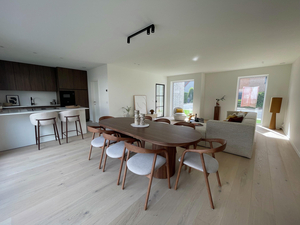 Interieur van nieuwbouw woning te Brugge realisatie by Transparant Projects