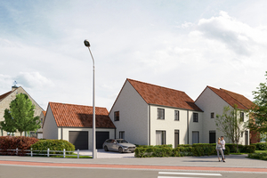 Nieuwbouw project te Brugge (Dudzele-) by Transparant Projects
